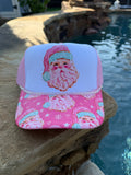 Pink Santa Cap