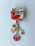 Chick Fil A Charm Interchangeable Badge Reel