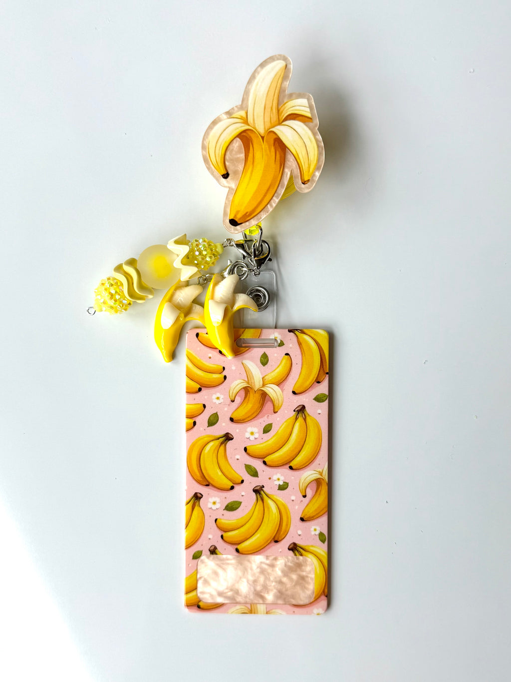 Banana Interchangeable Badge Reel