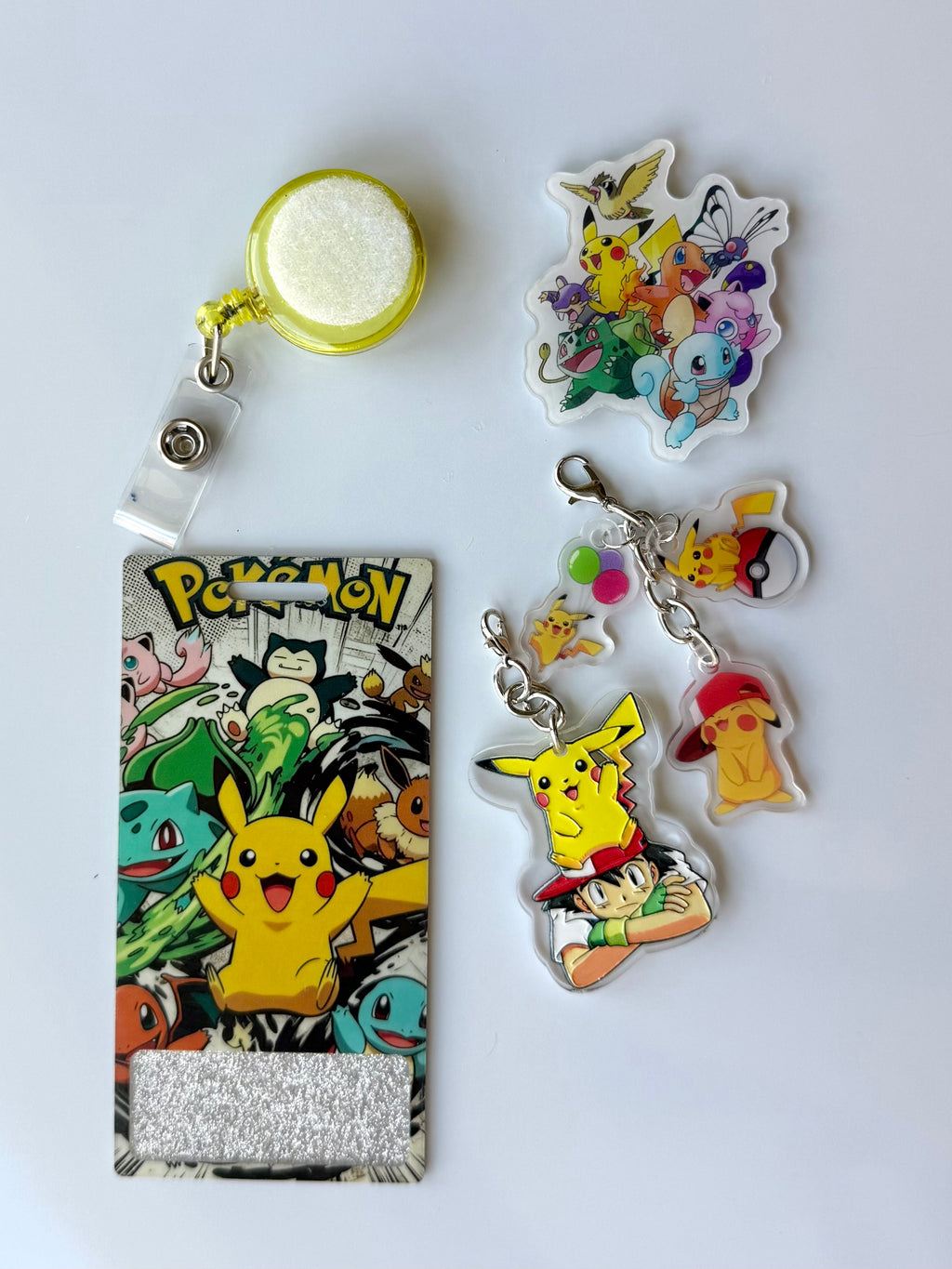 Pokemon Interchangeable Badge Reel