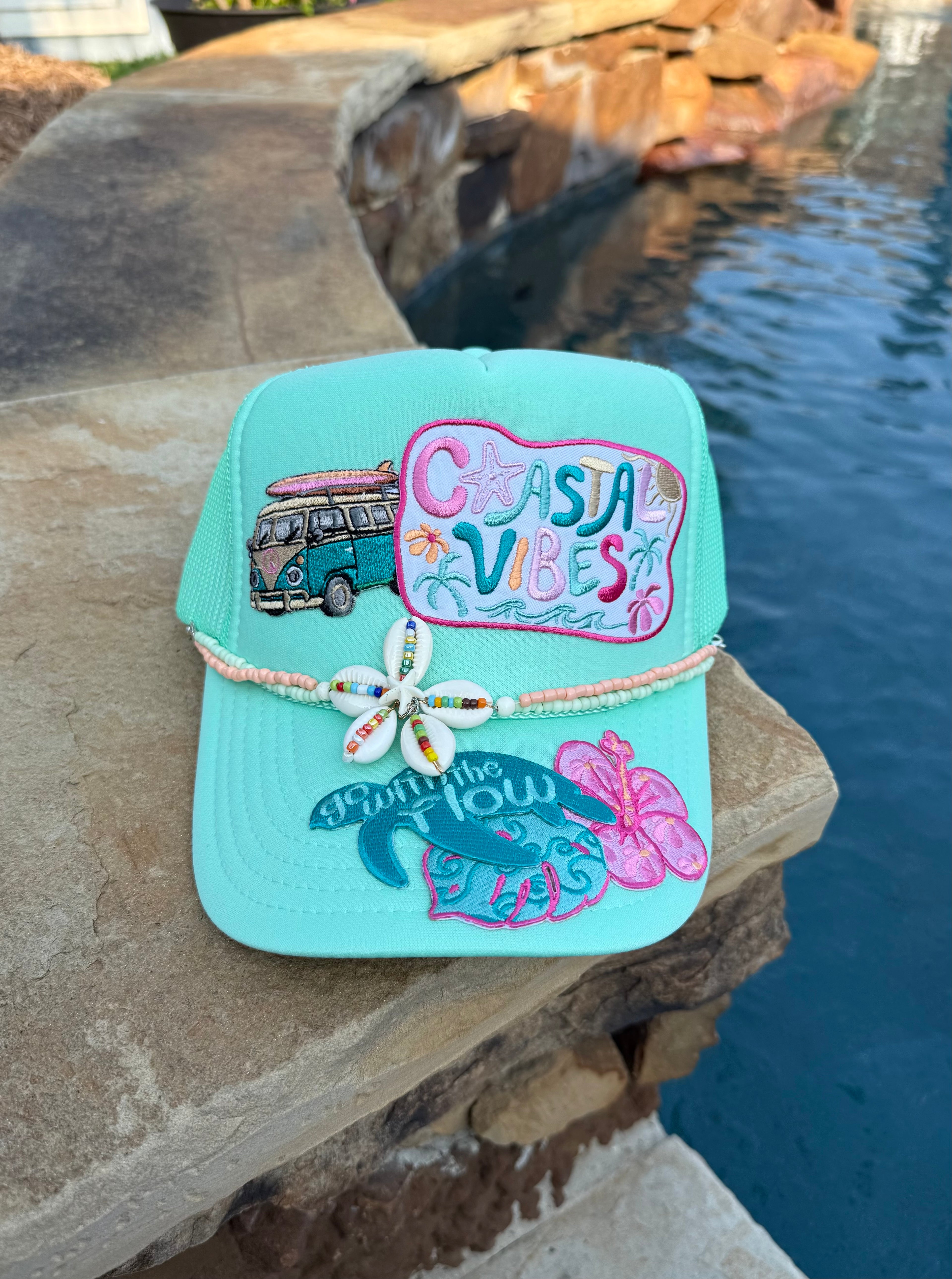 Coastal Vibes Summer Cap