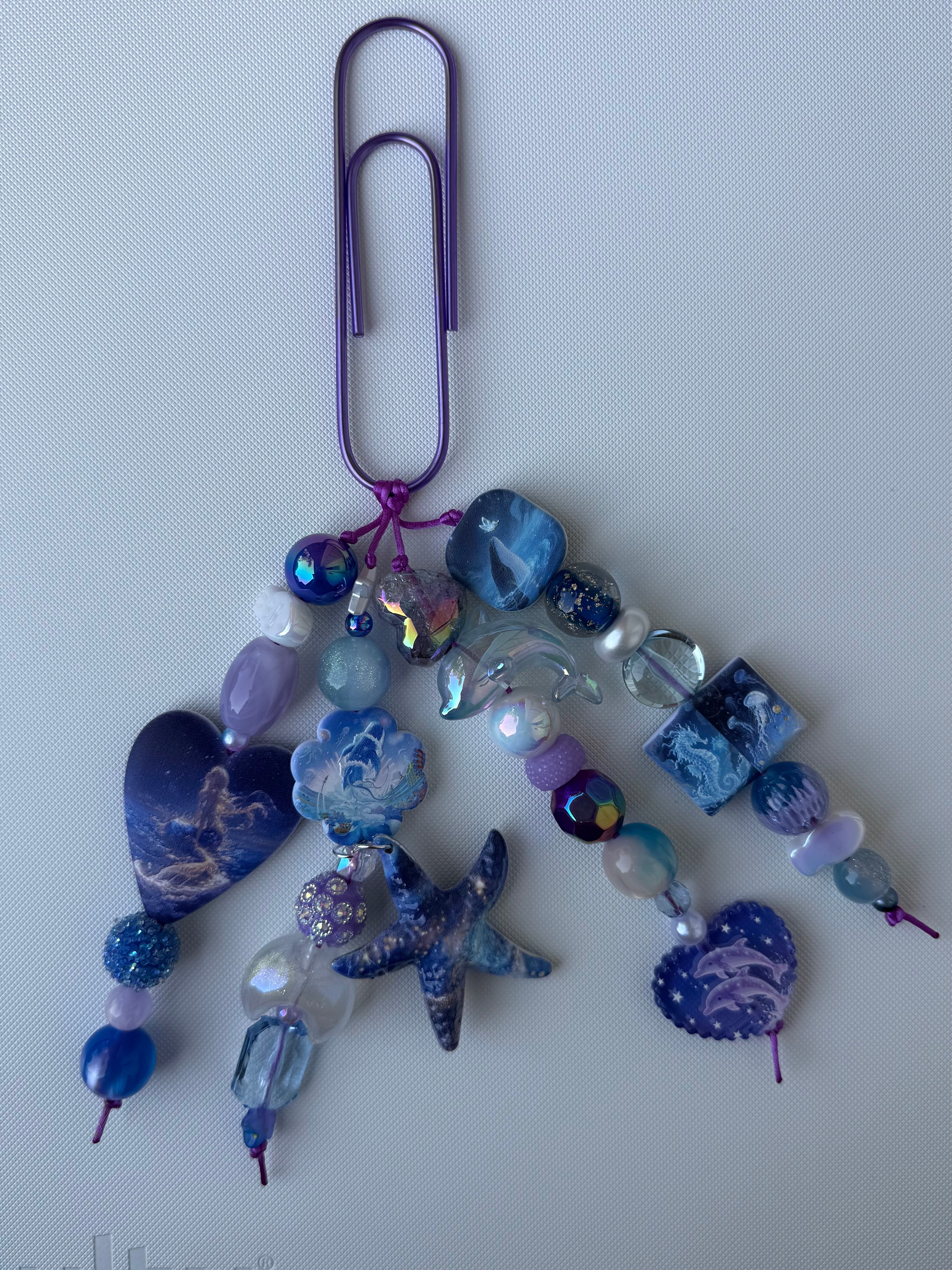 Ocean Vibes Beaded Bookmark