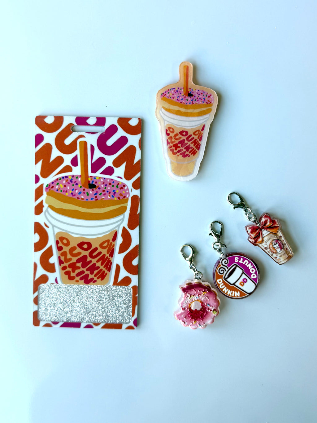 Dunk Donuts Interchangeable Badge Reel