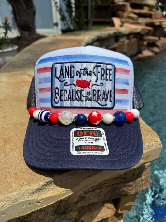 Land of the Free Because of the Brave Cap