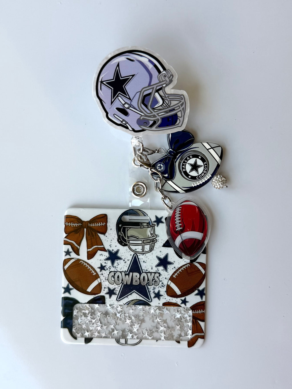 Dallas Cowboys Helmet Interchangeable Badge Reel