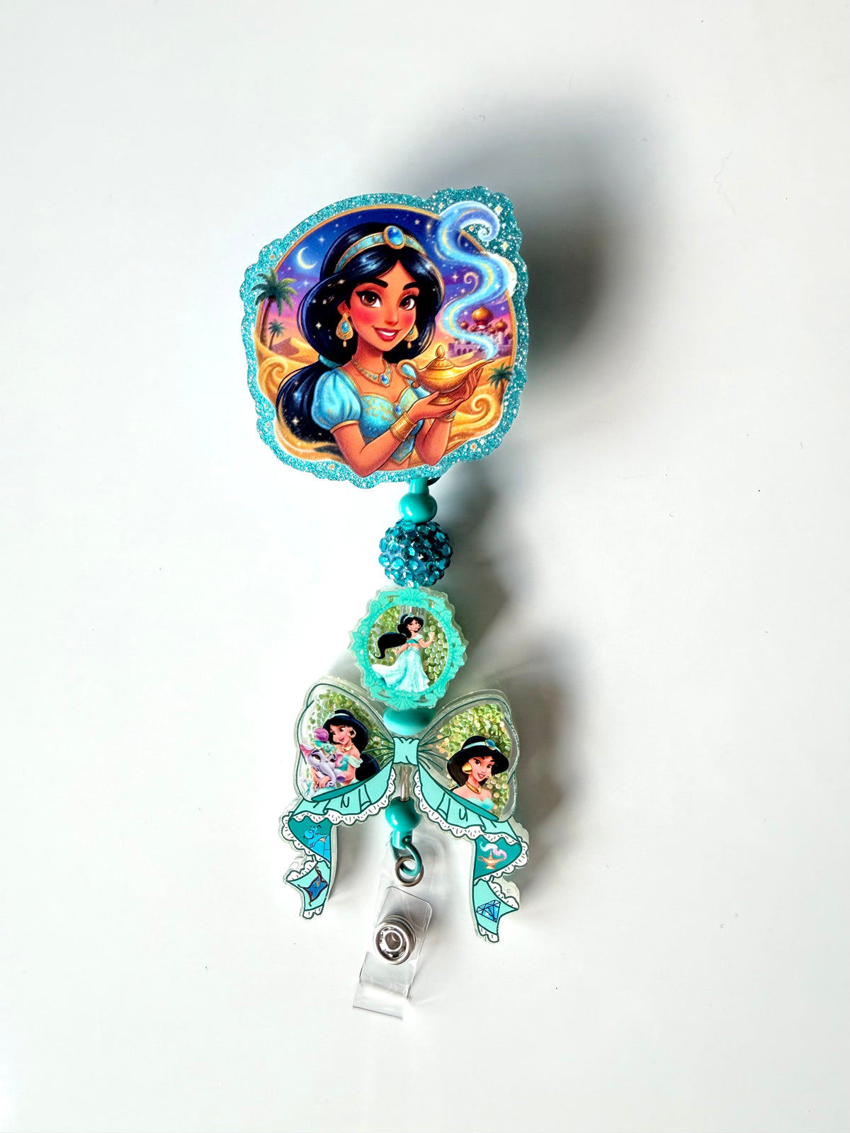 Jazzy Beaded Interchangeable Badge Reel