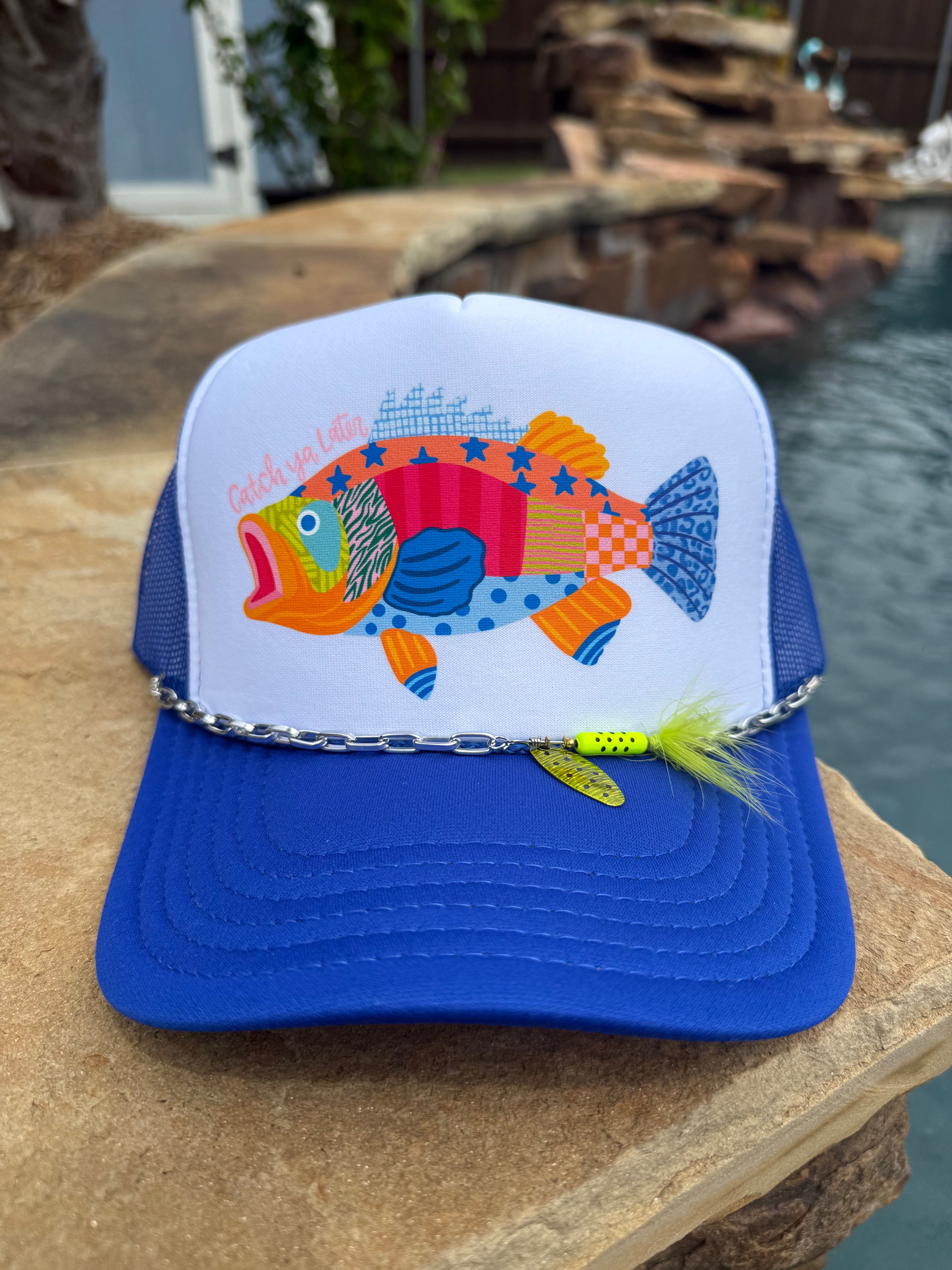 Catch Ya Later Cute Fish Cap
