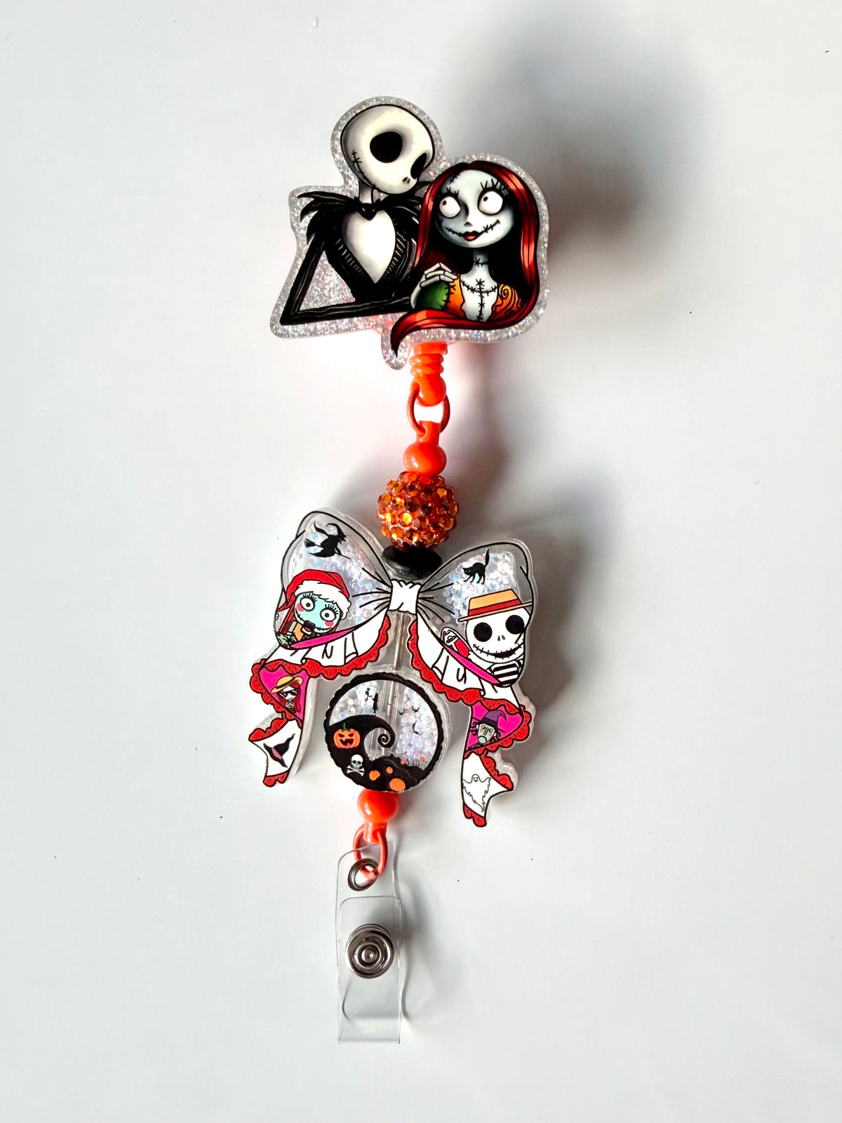 Jack & Sal! Beaded Interchangeable Badge Reel