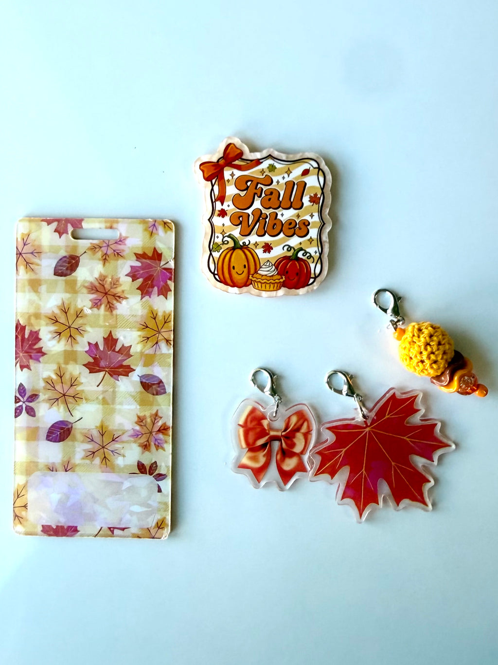 Fall Vibes Interchangeable Badge Reel Buddy