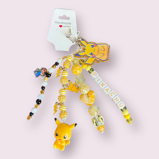Pikachu Inspired Bag Charm