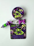 Oogie boogie  Interchangeable Badge Reel Buddy