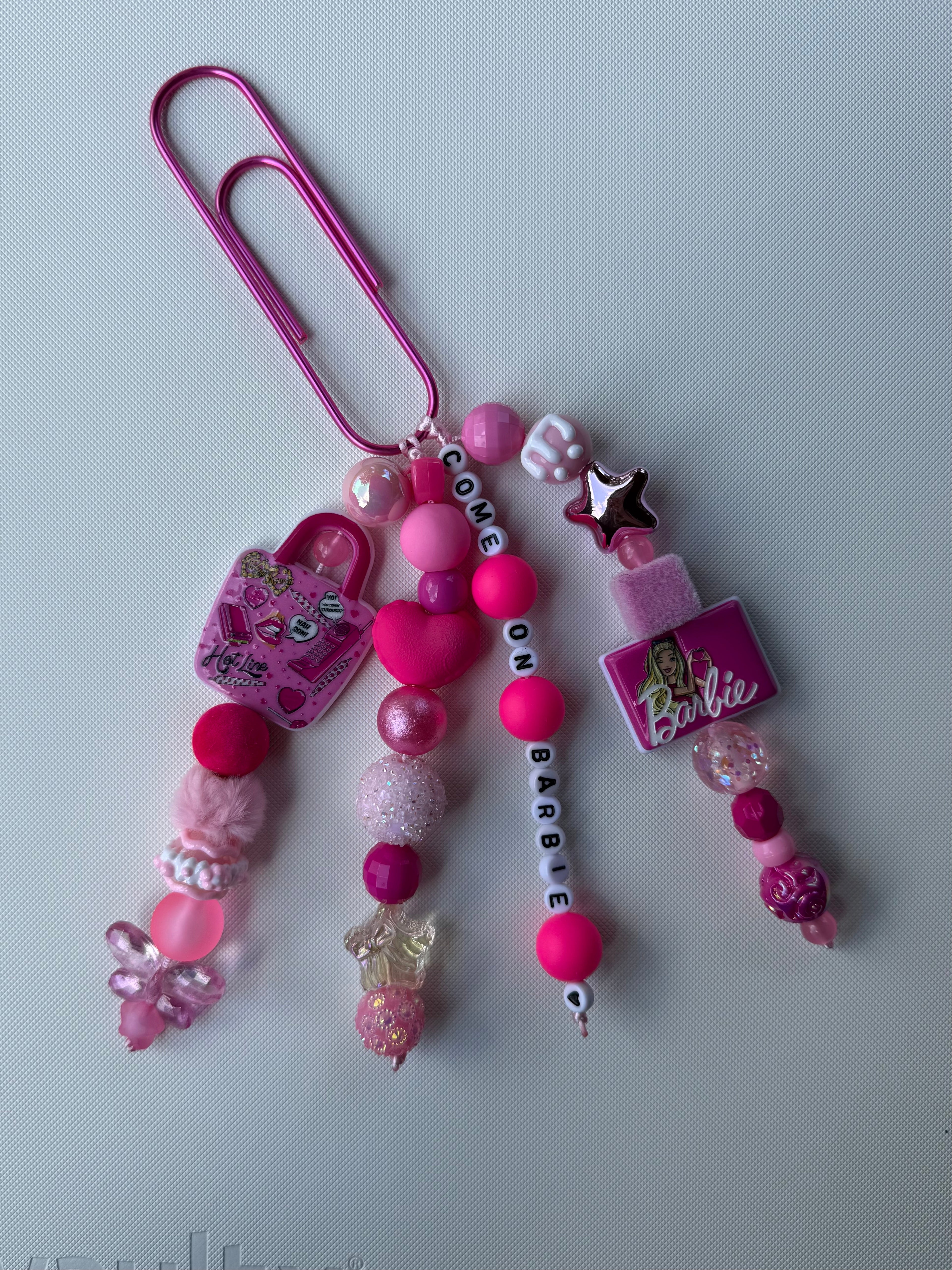 Barbie Beaded Bookmark