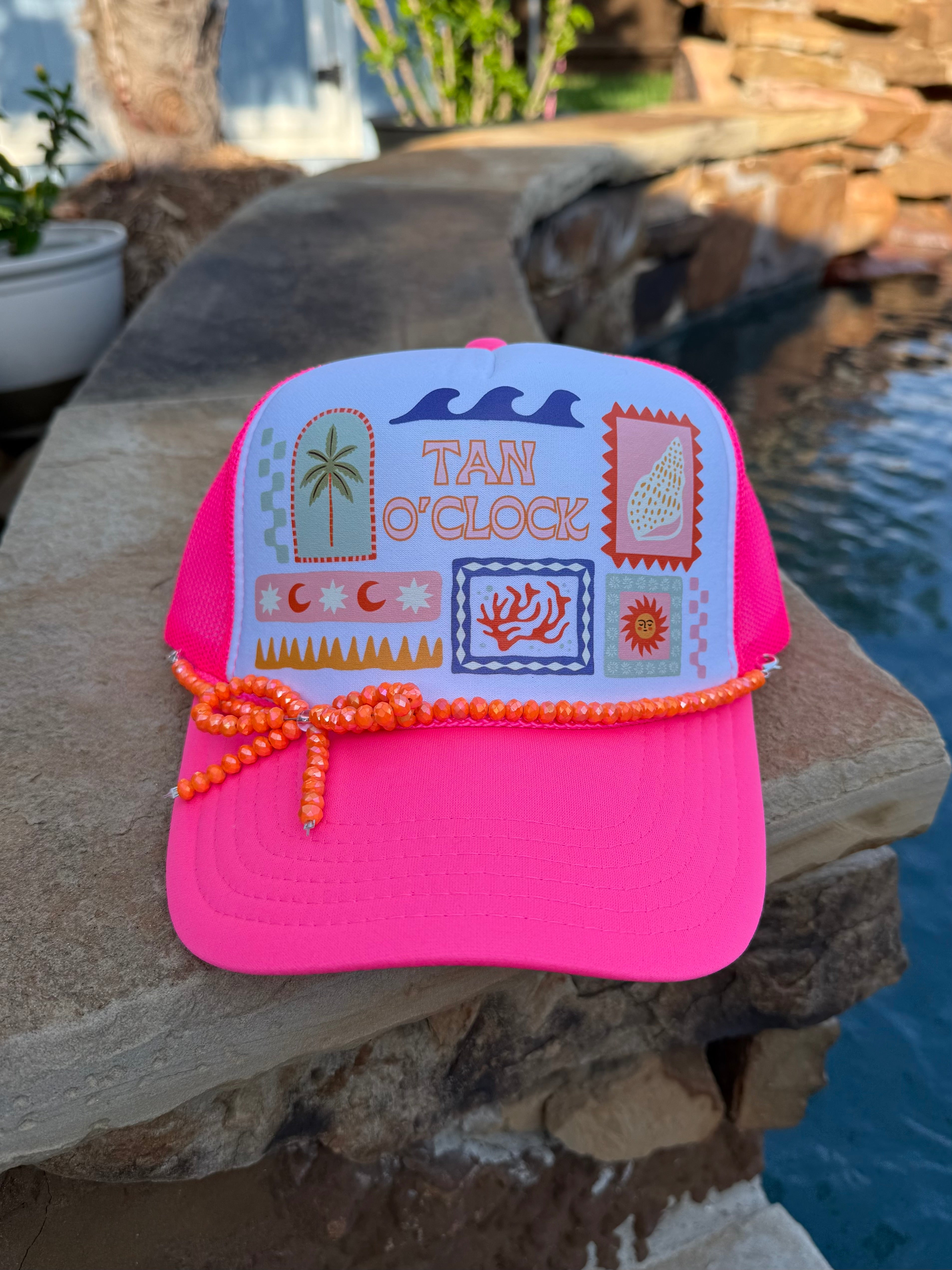 Tan O'Clock Cap
