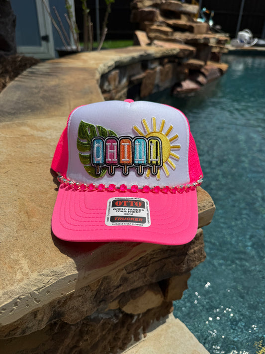 Chill Summer Cap (Hot Pink)
