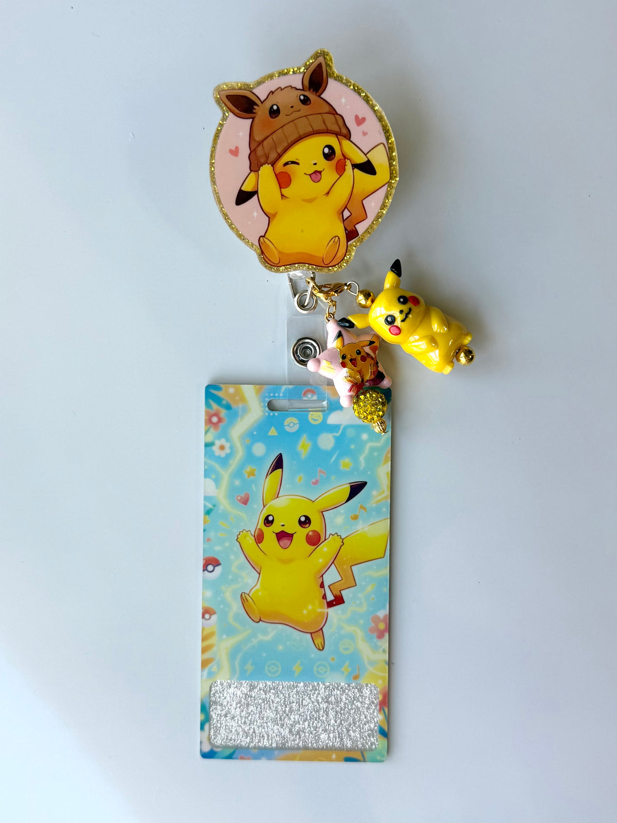 Pikachu Interchangeable Badge Reel