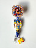 Belle & Beast Beaded Interchangeable Badge Reel