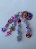 Cabbage Patch Beaded BagCharm
