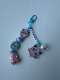 Blue Jigglypuff Binder/Bag Charm