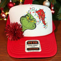 Red Grinch Christmas Cap