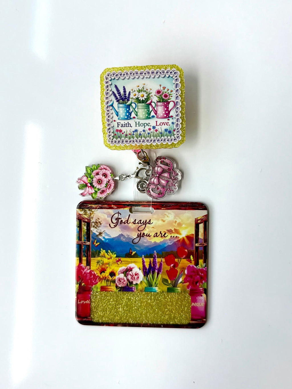 God Says Interchangeable Badge Reel Buddy