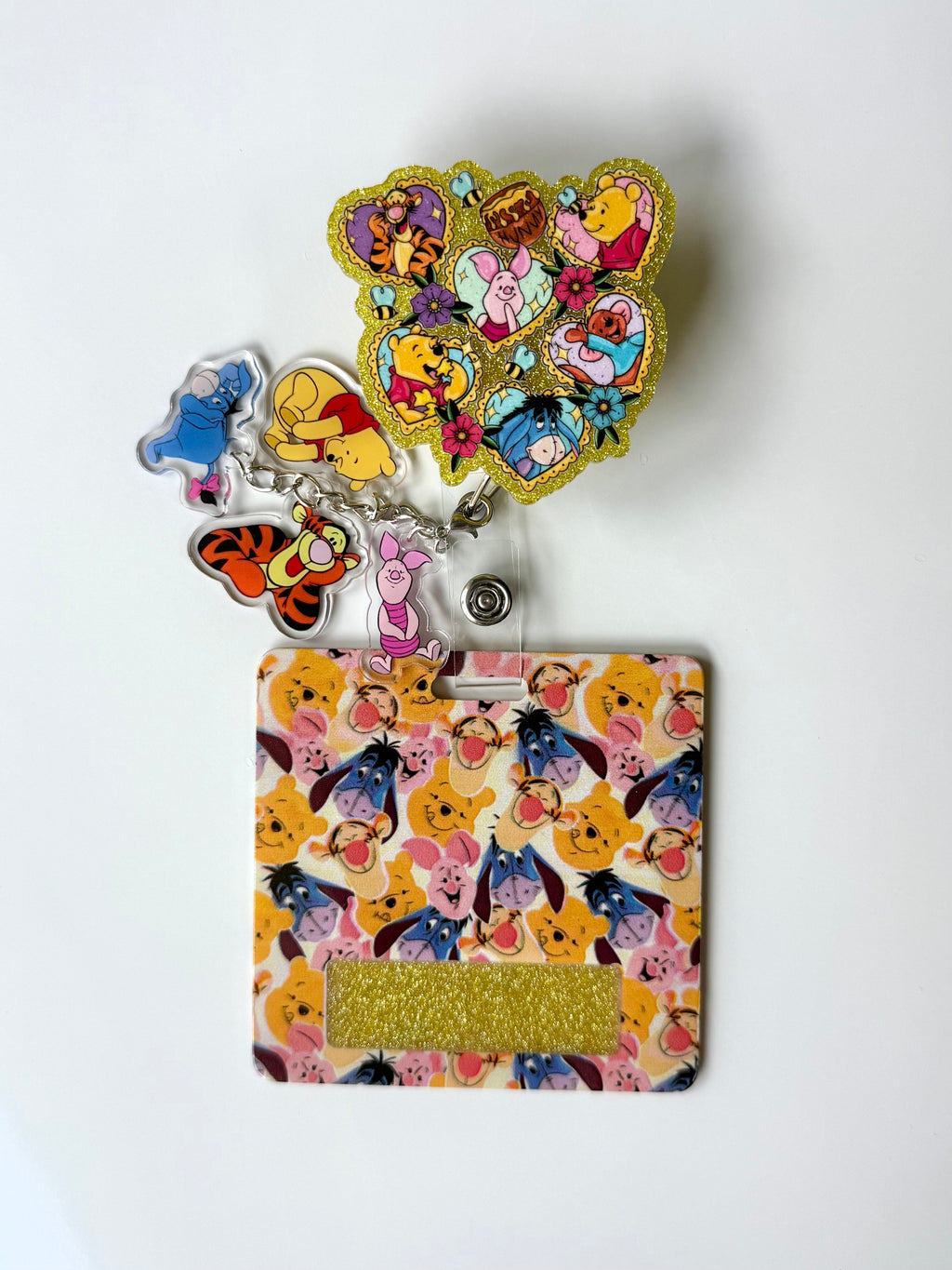 Pooh Interchangeable Badge Reel Buddy