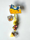 Tom & Jerry Beaded Interchangeable Badge Reel