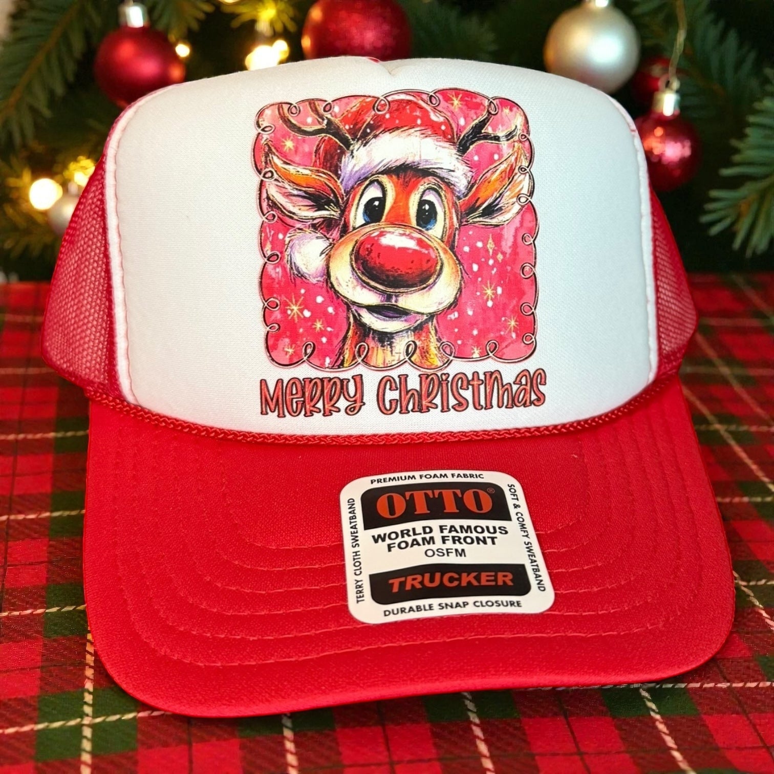 Rudolph Christmas Cap