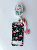 Flamingo Interchangeable Badge Reel Buddy