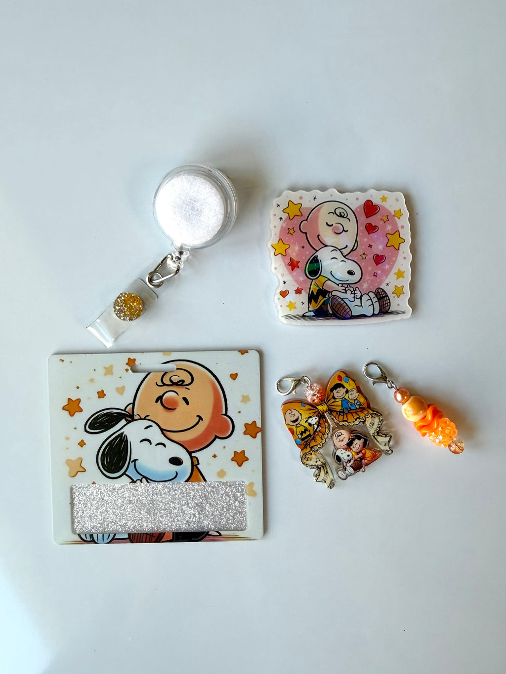 Charlie Brown & Snoopy Interchangeable Badge Reel