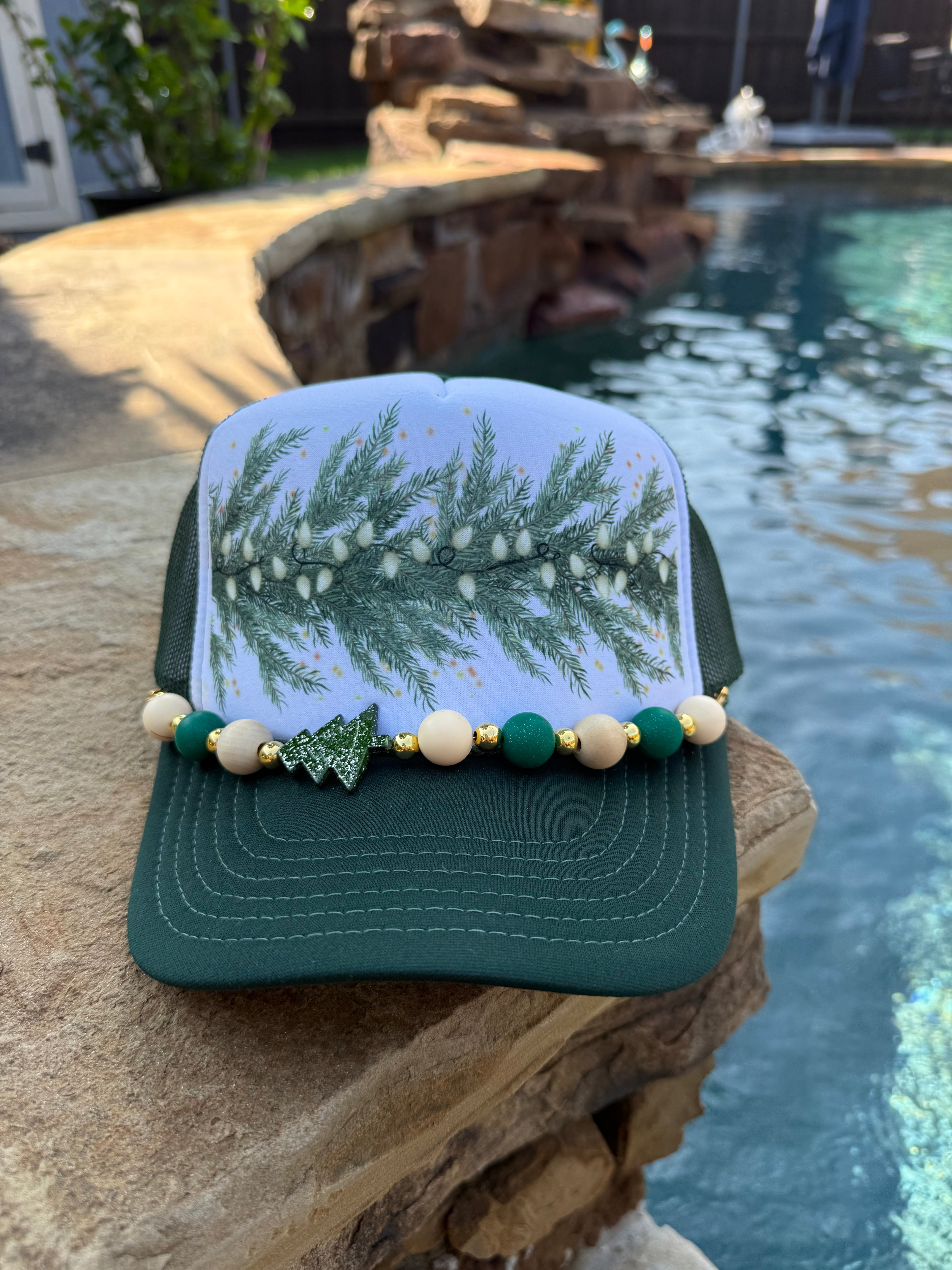 Christmas Garland Cap