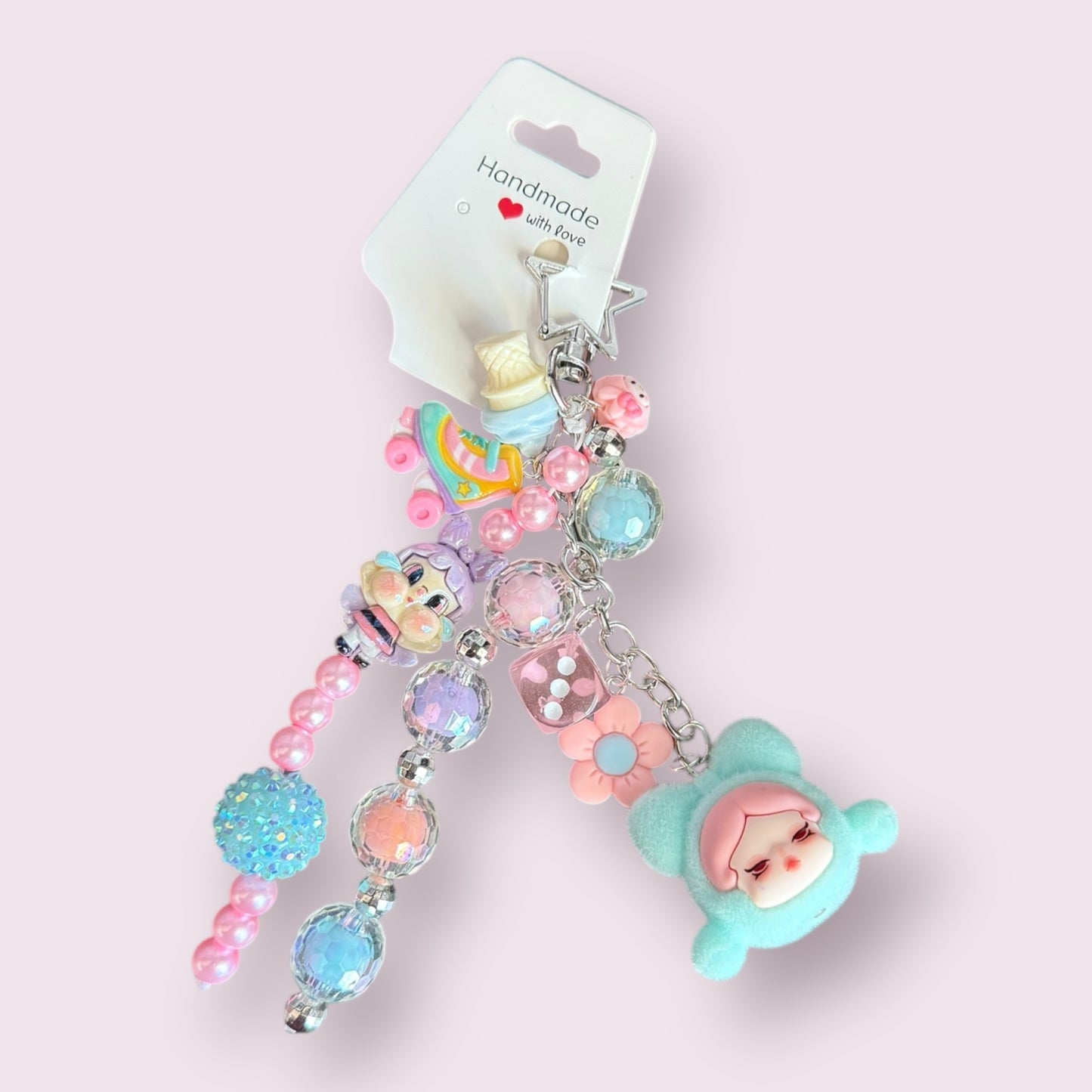 Skull Panda Inspired Bag Charm