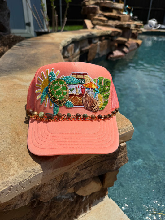 Beach Theme Cap