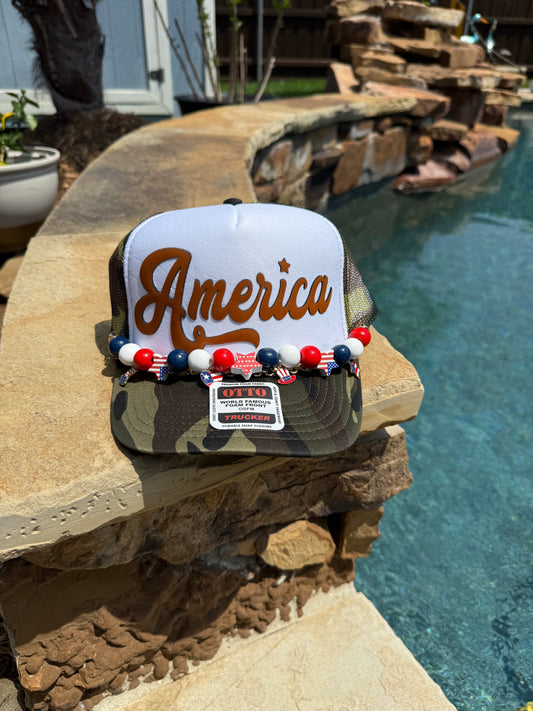 America Camo Cap