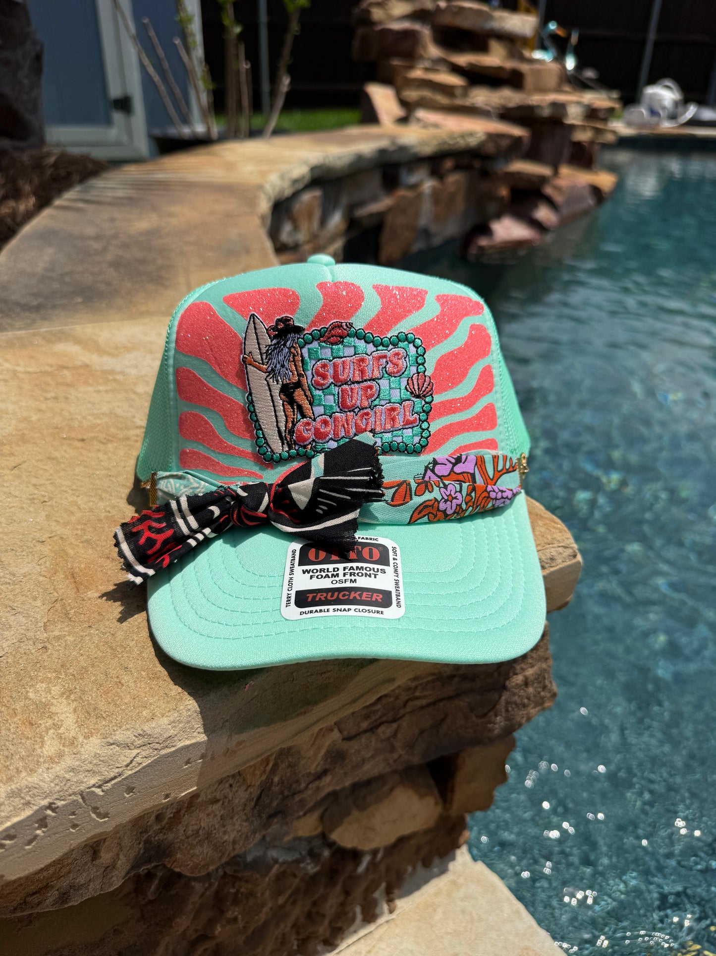 Surfs Up Cowgirl Summer Cap