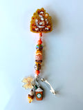 Fall Goose Beaded Interchangeable Badge Reel