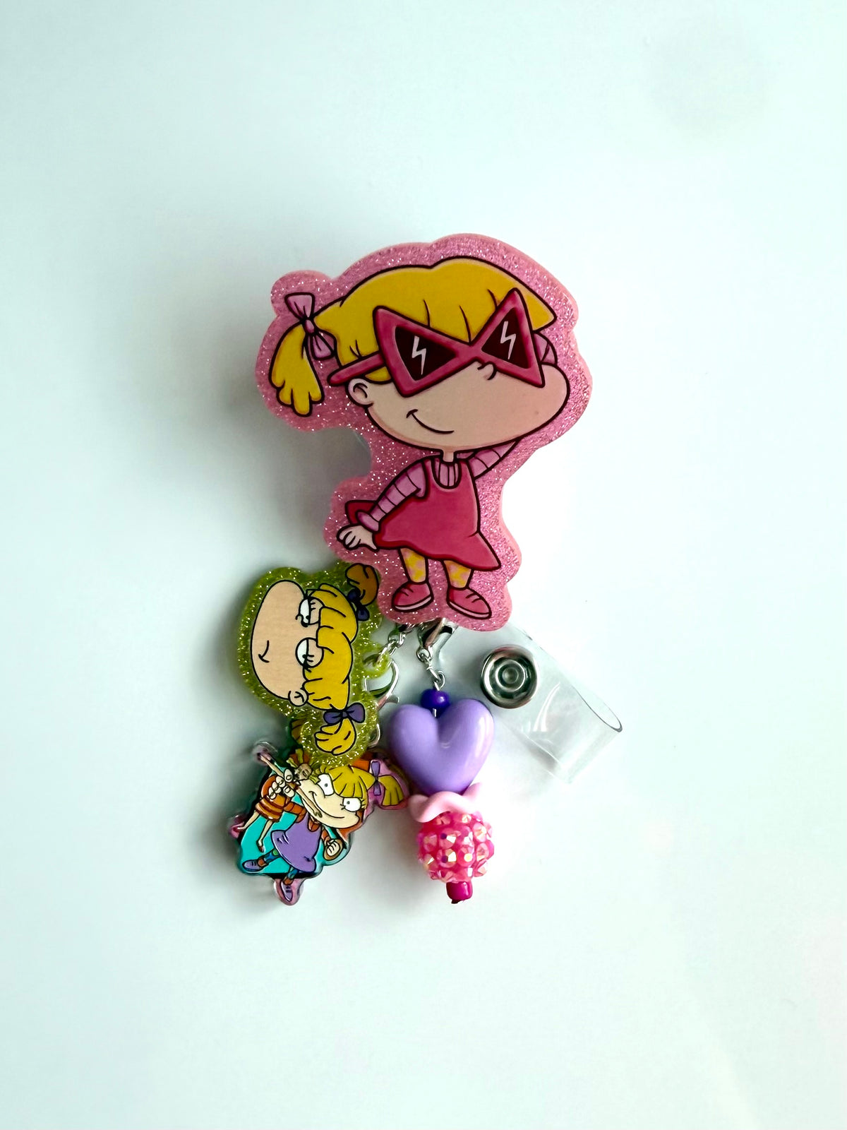 90s Babies Charmed Badge Reel with ID Holder