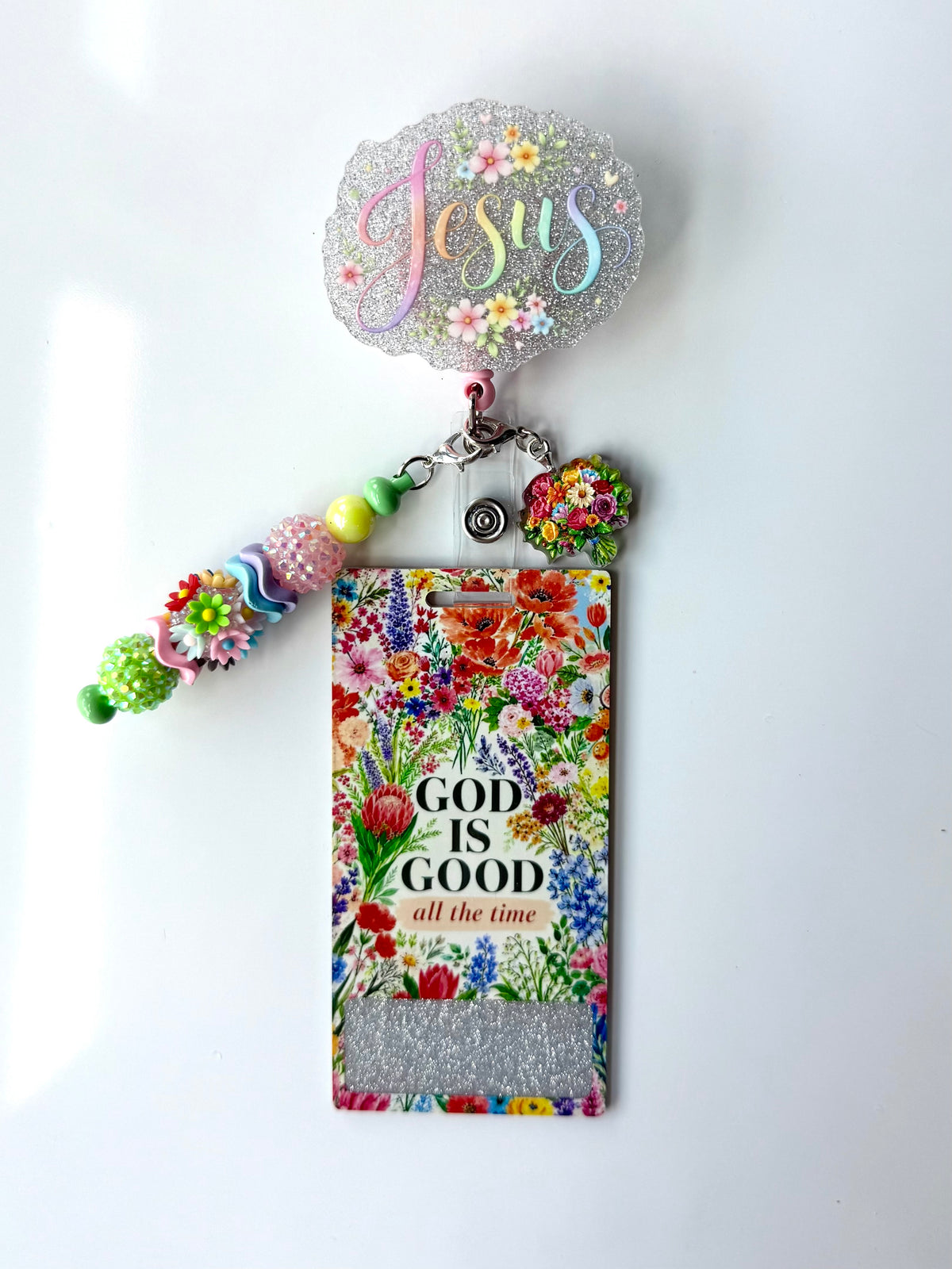 Jesus Interchangeable Badge Reel Buddy
