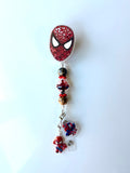 Spidey Beaded Interchangeable Badge Reel