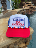 Kiss Me I'm American Cap