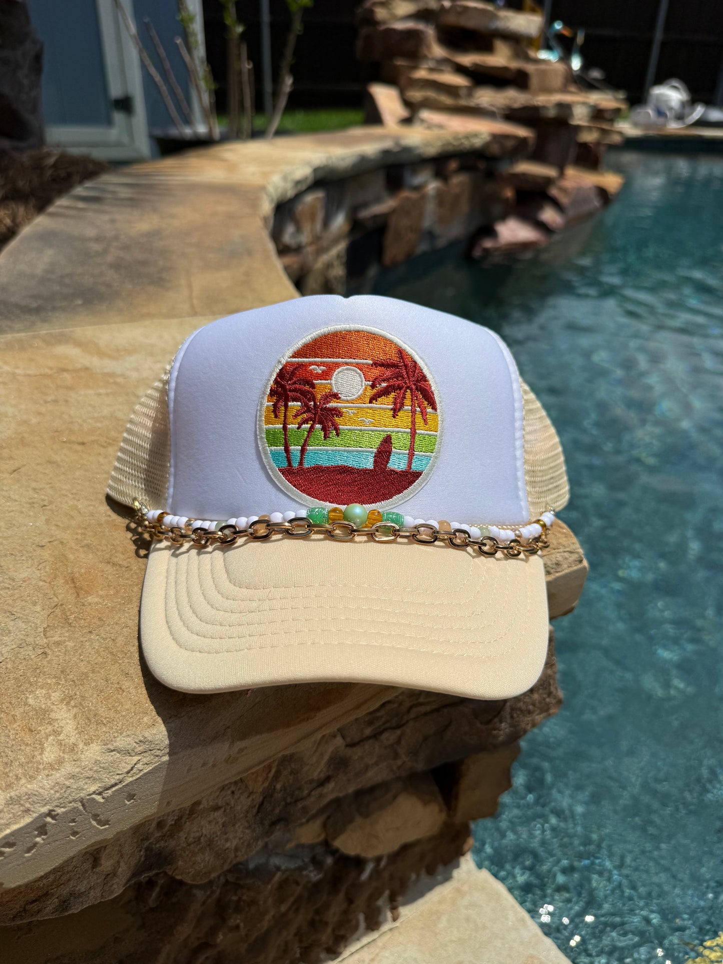 Beach Silhouette Cap