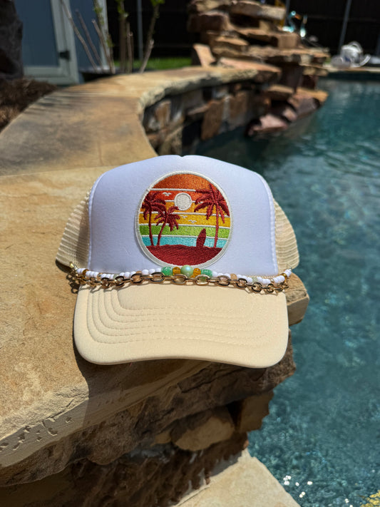 Beach Silhouette Cap