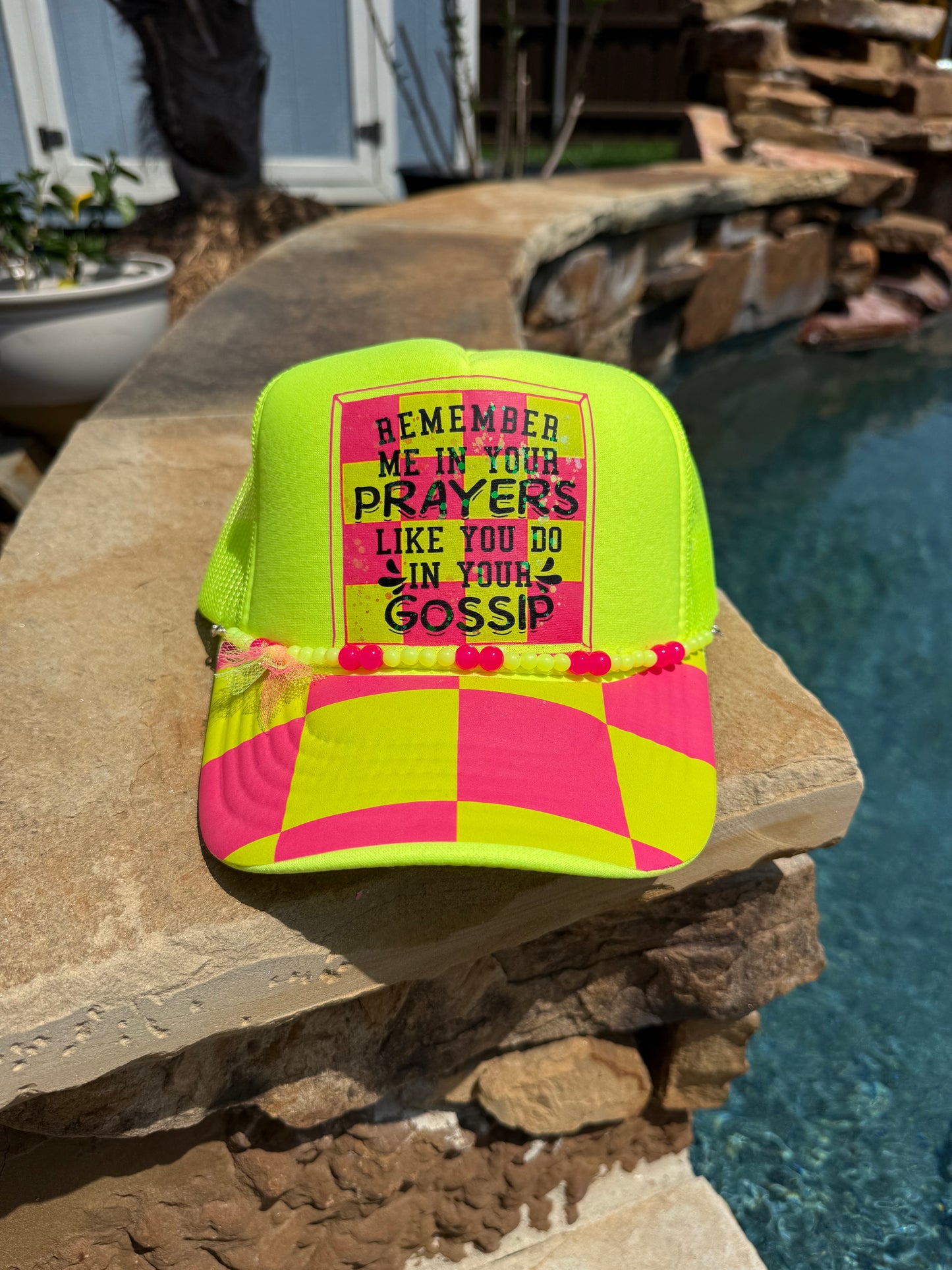 Remember me in your Prayers Cap
