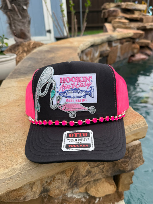 Hookin' Ain't Easy Fishing Cap