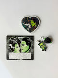 Frankenstein & Bride Interchangeable Badge Reel Buddy