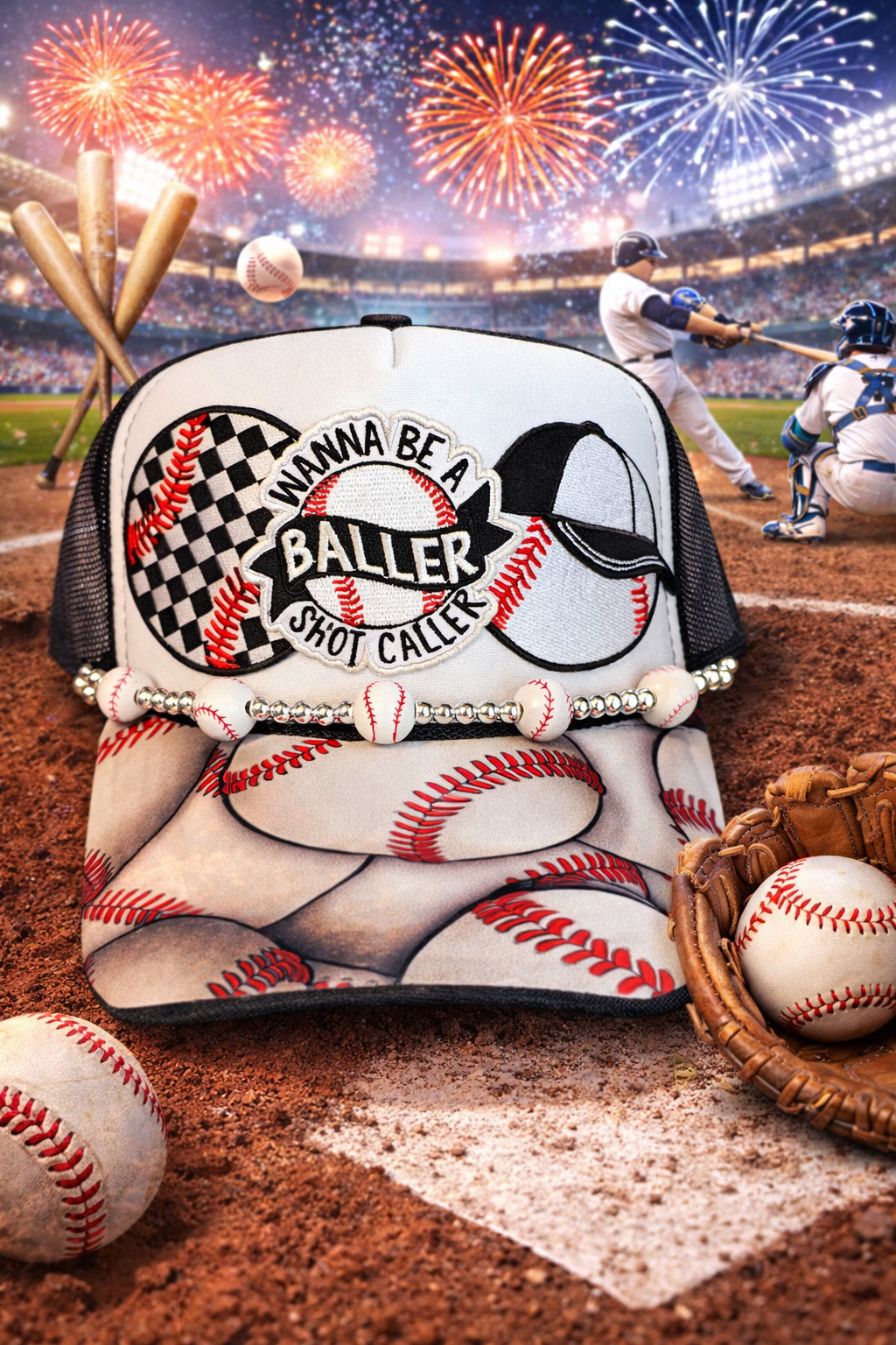 Wanna Be A Baller Shot Caller Baseball Cap