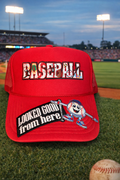 Red Looked Good From Here Baseball Cap