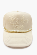 Tan & Cream Puff Print She's from Texas