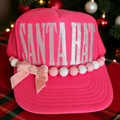 Hot Pink Santa Christmas Cap