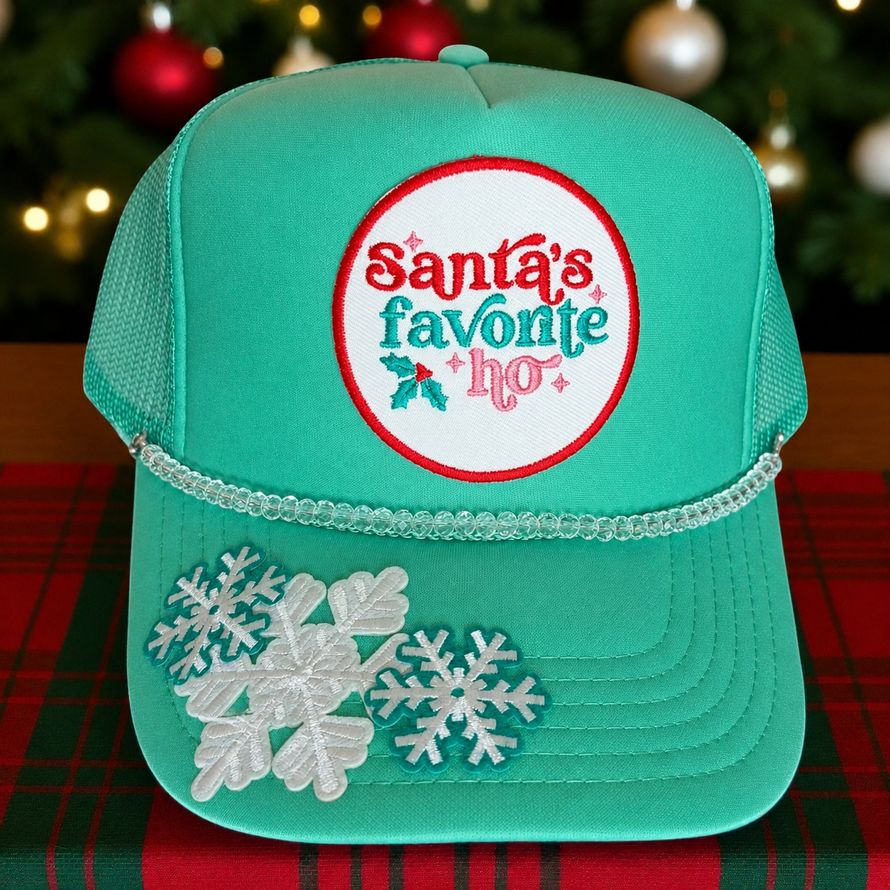 Santa's Favorite Ho Christmas Cap