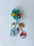 Squirtle Charmed Badge Reel with ID Holder